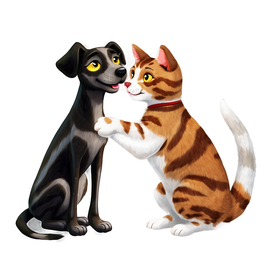 Animated Dog And Cat Png 06242024 PNG Image