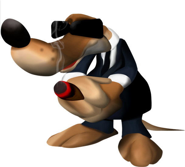 Animated Dog Detective PNG Image