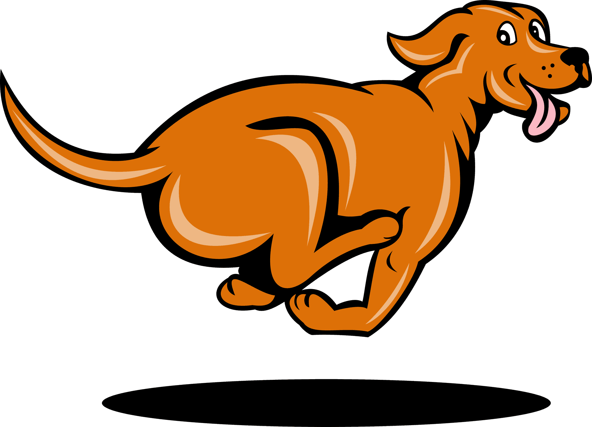 Animated Dog Running PNG Image