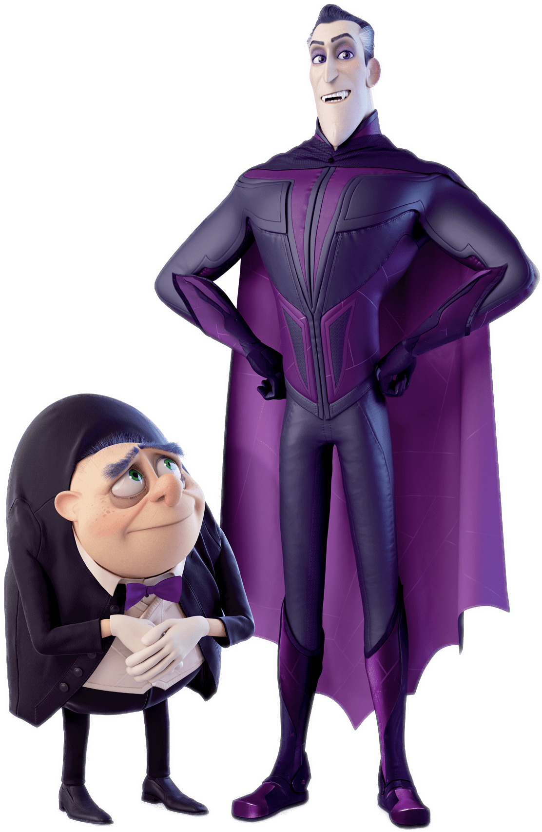 Animated Draculaand Companion PNG Image