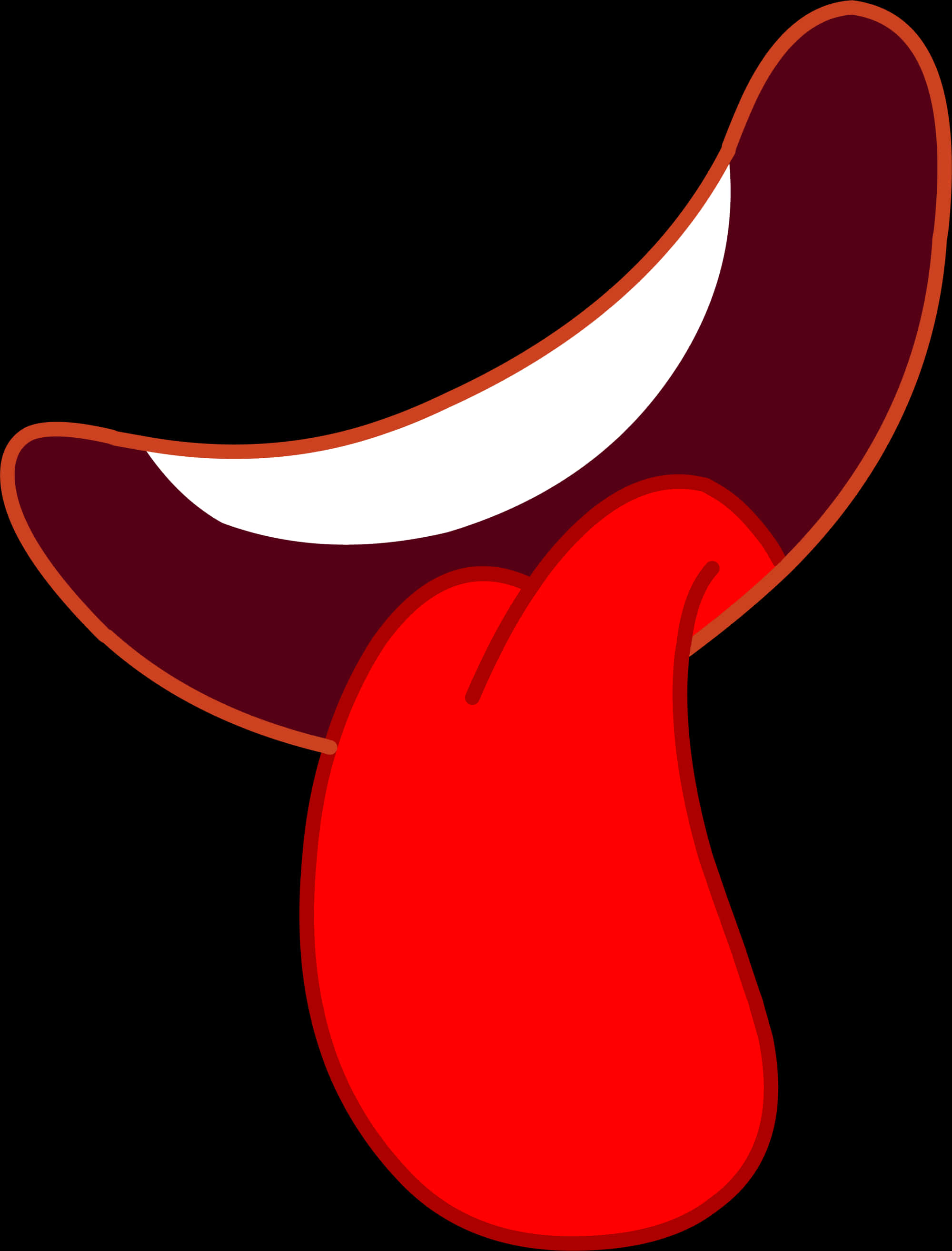 Animated Expressive Tongue Out Mouth PNG Image