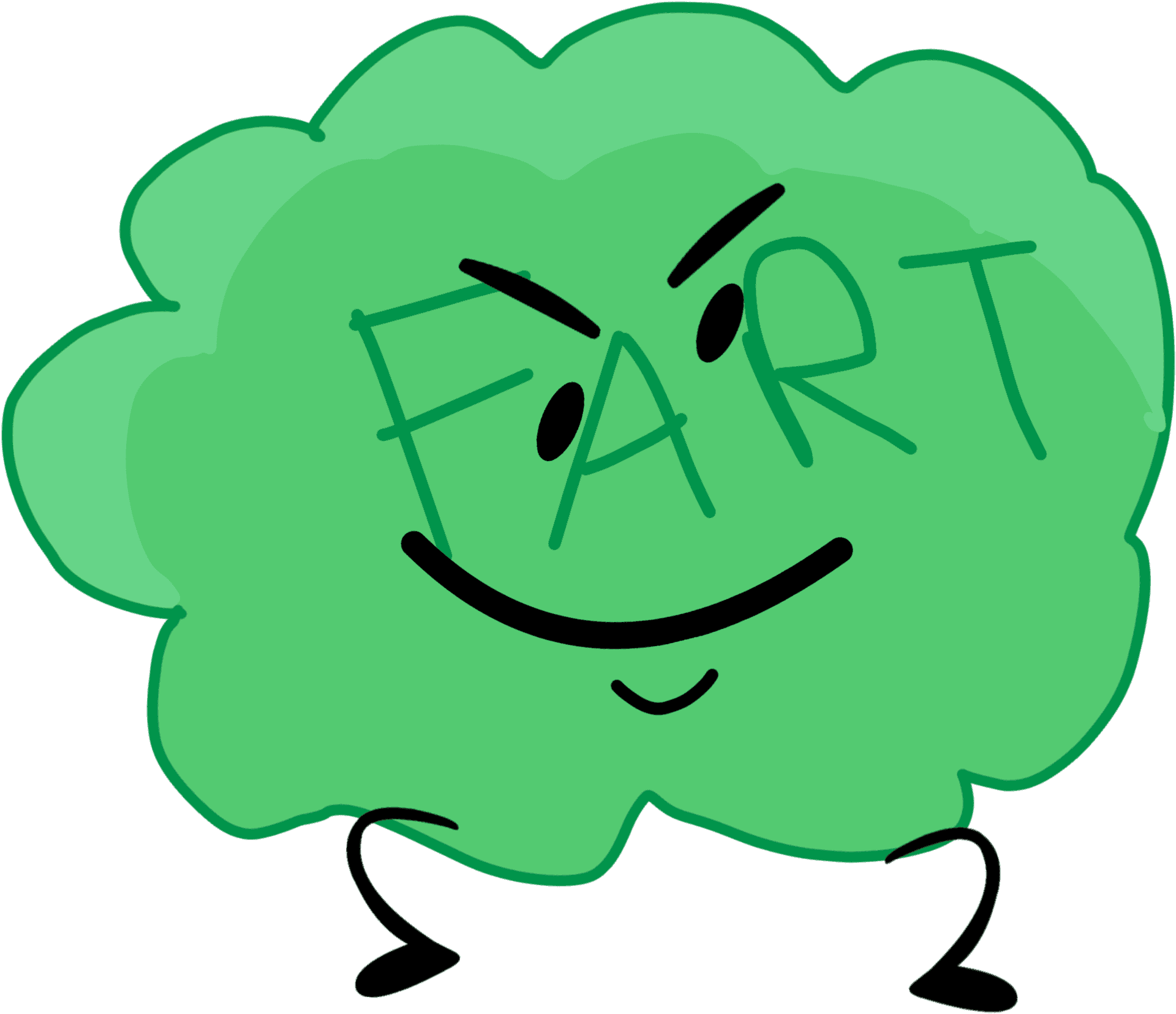 Animated Fart Character PNG Image