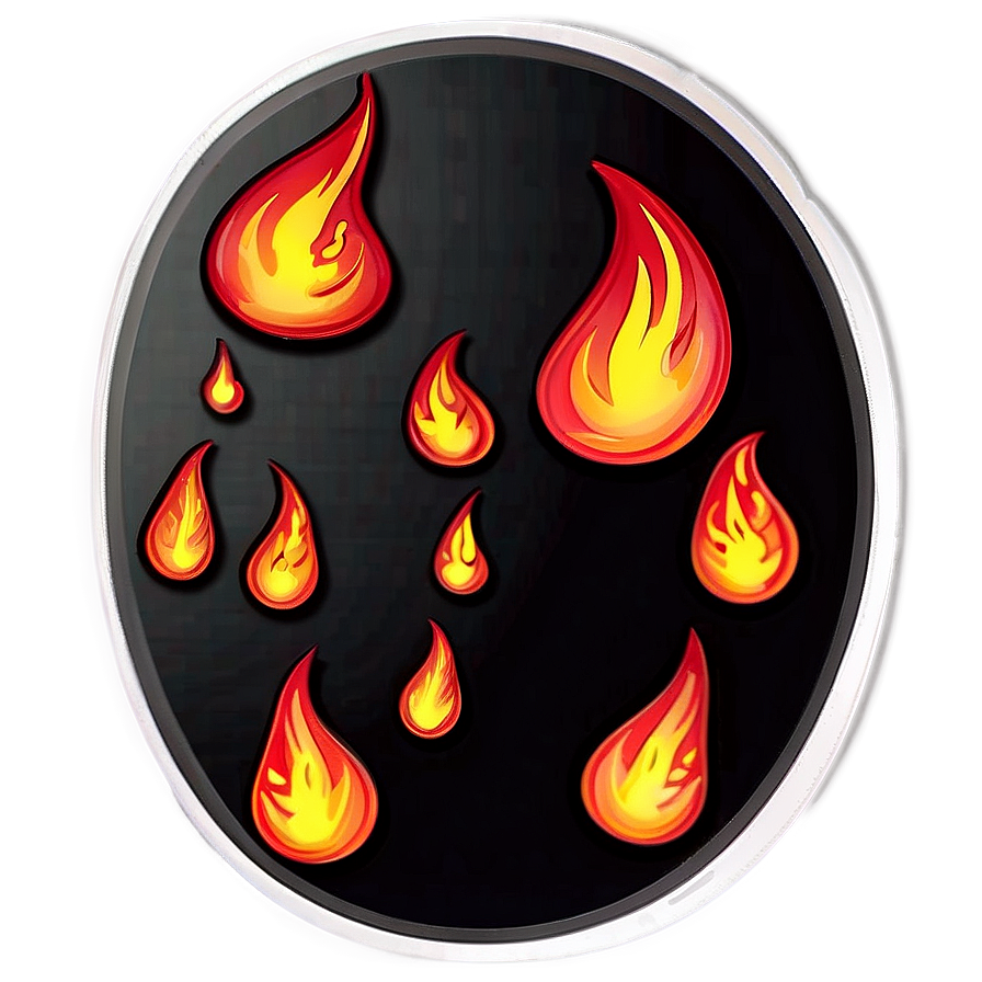 Animated Fire Emoji Graphic Png Mwx PNG Image