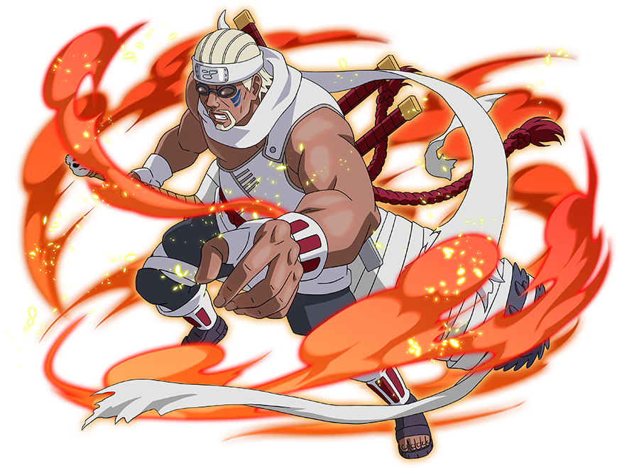 Animated Fire Warrior Action PNG Image