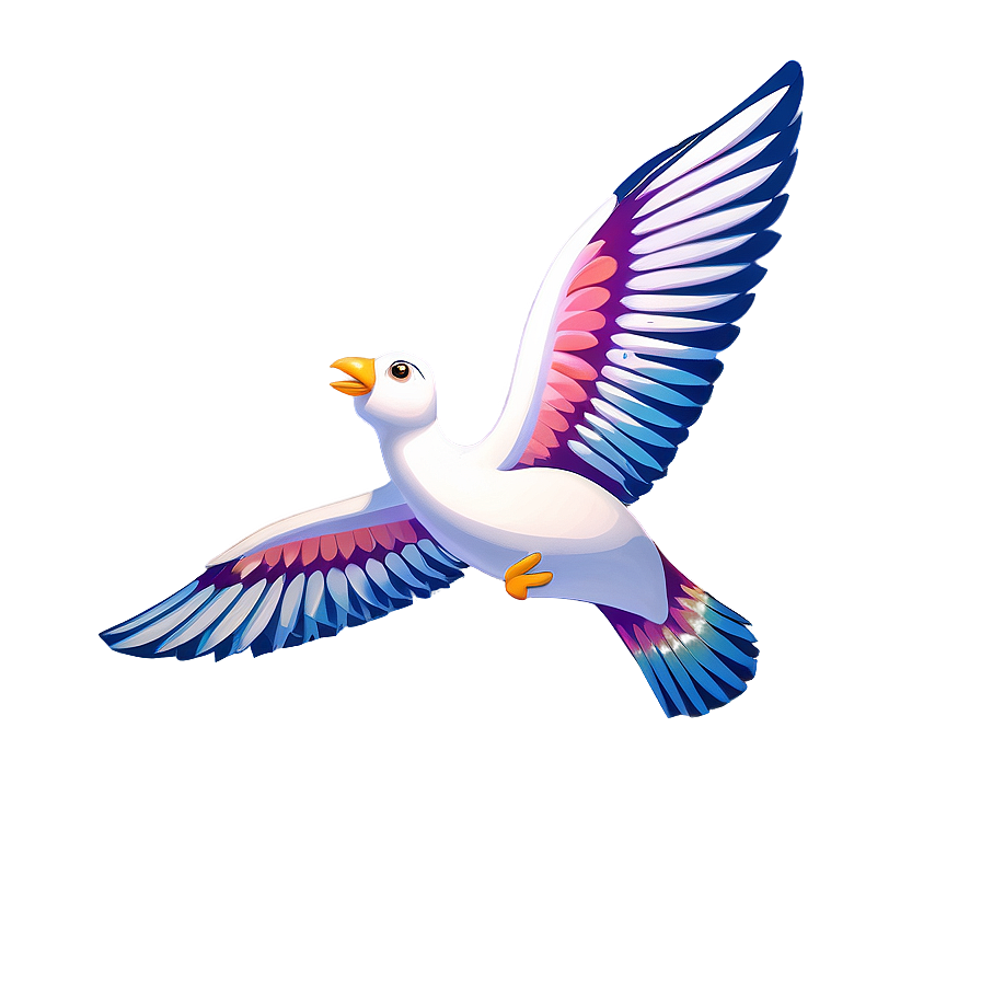 Animated Flying Bird Cartoon Png 06202024 PNG Image