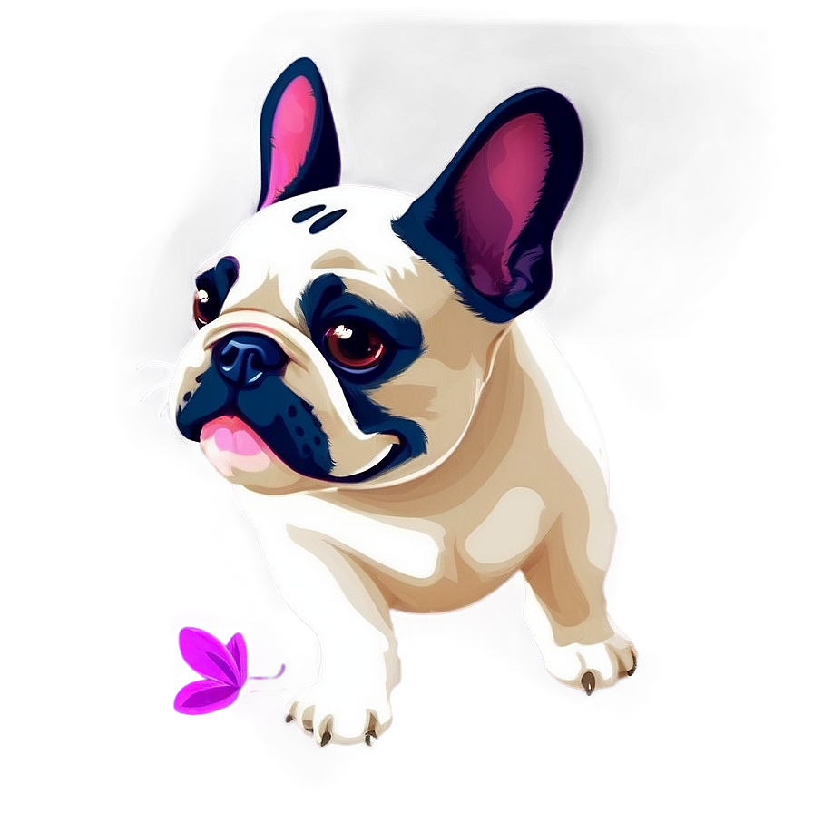 Animated French Bulldog Png 32 PNG Image