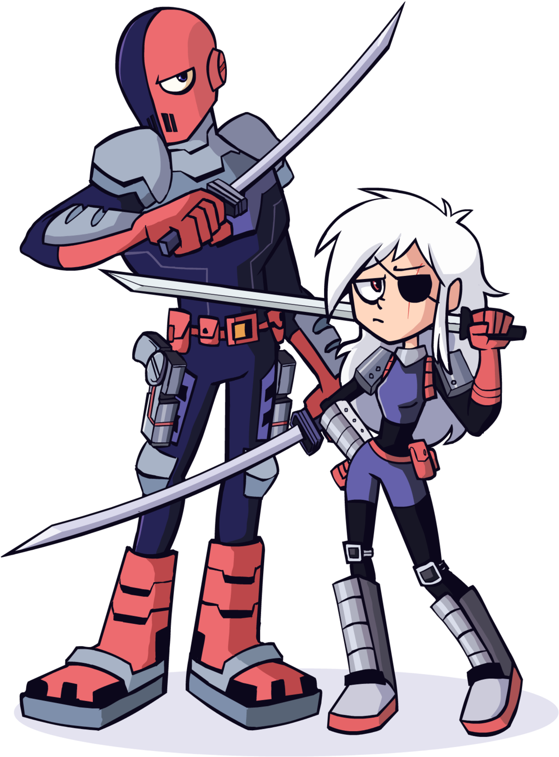 Animated Futuristic Warriors.png PNG Image