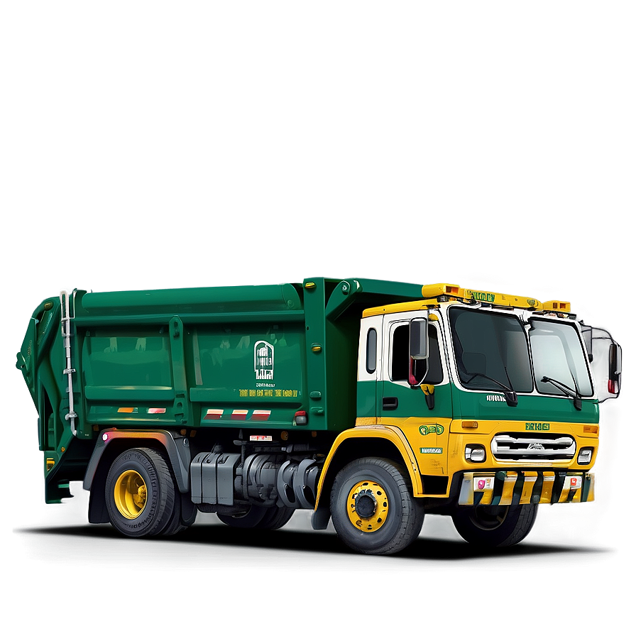 Animated Garbage Truck Png Uyt48 PNG Image