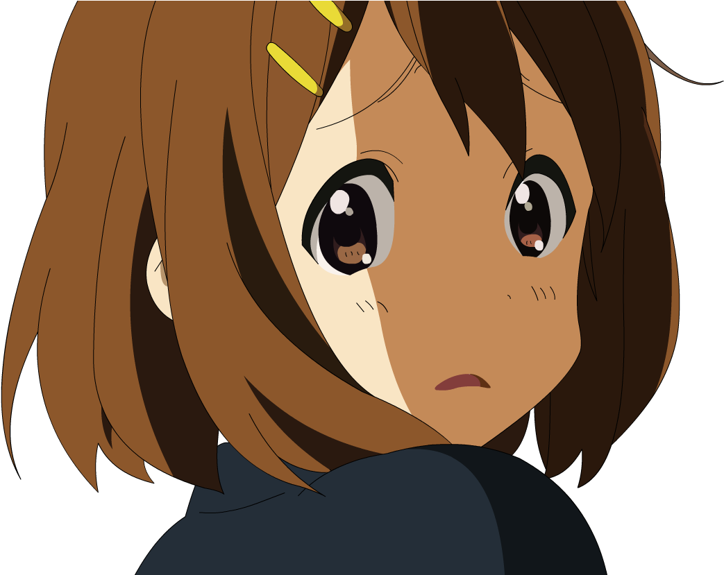 Animated Girl Looking Back PNG Image