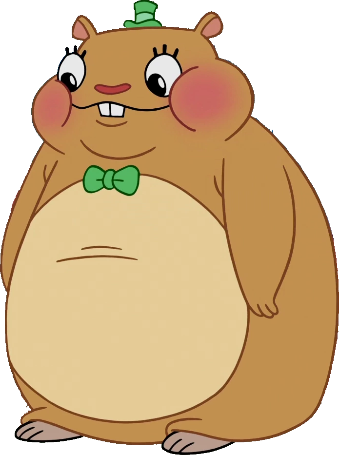 Animated Hamster Character PNG Image