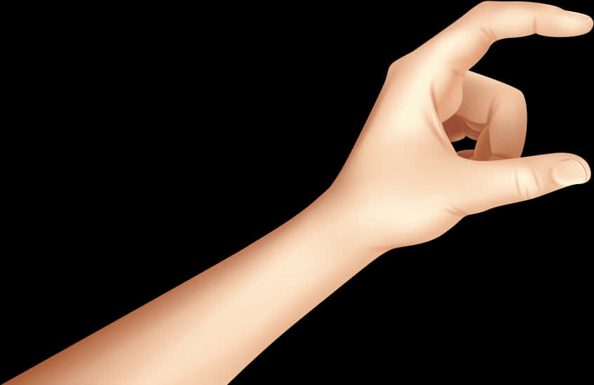 Animated Hand Gesture Graphic PNG Image