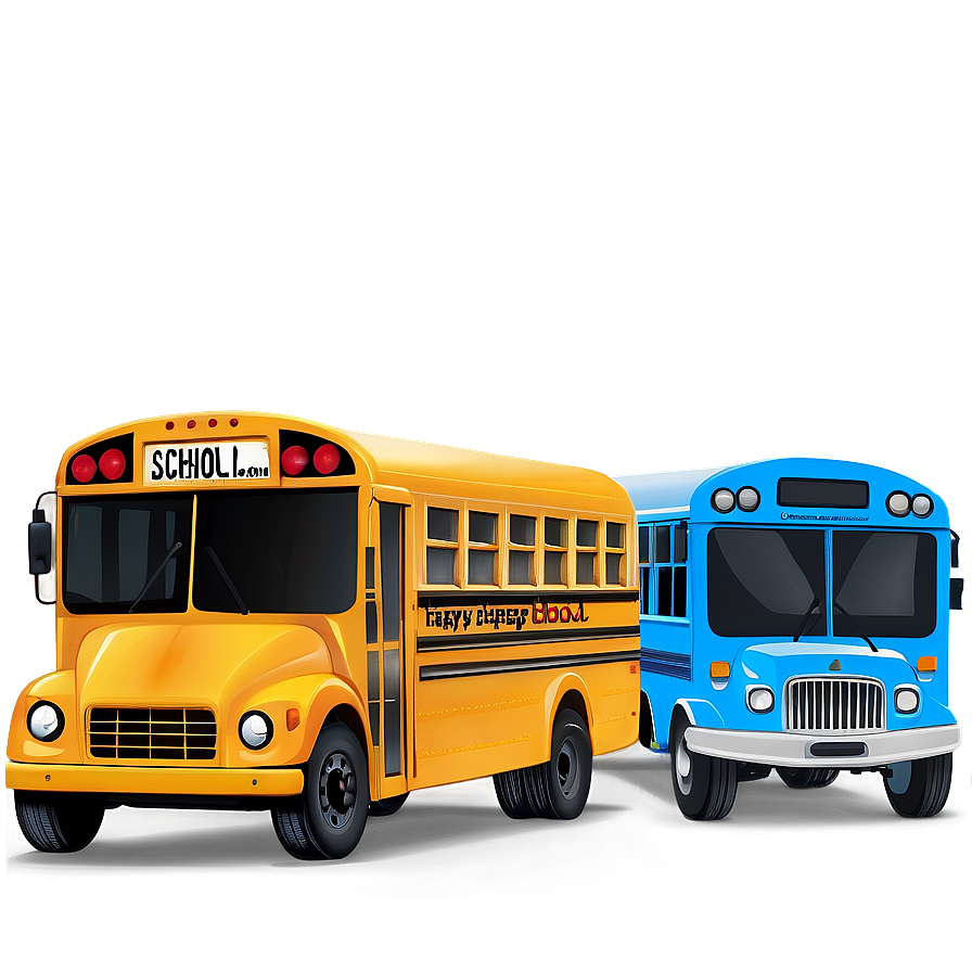 Animated Happy School Bus Png Fkd44 PNG Image