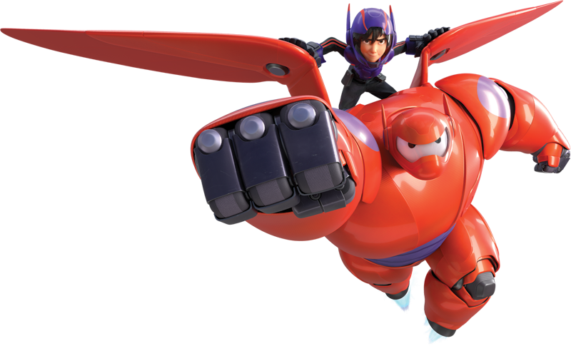 Animated Hero Duoin Flight PNG Image