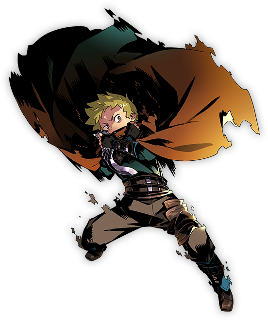 Animated Hero Leaping Action PNG Image