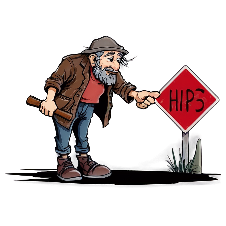 Animated Hobo Figure Png Cgc93 PNG Image