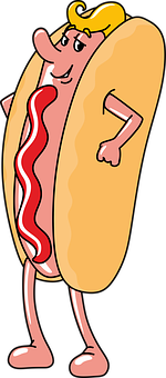 Animated Hotdog Character PNG Image