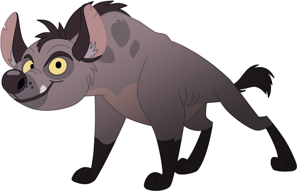 Animated Hyena Character PNG Image