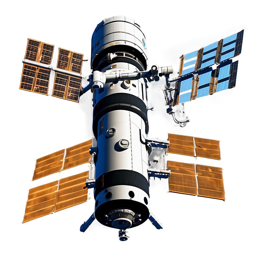 Animated Iss In Orbit Scene Png 06282024 PNG Image