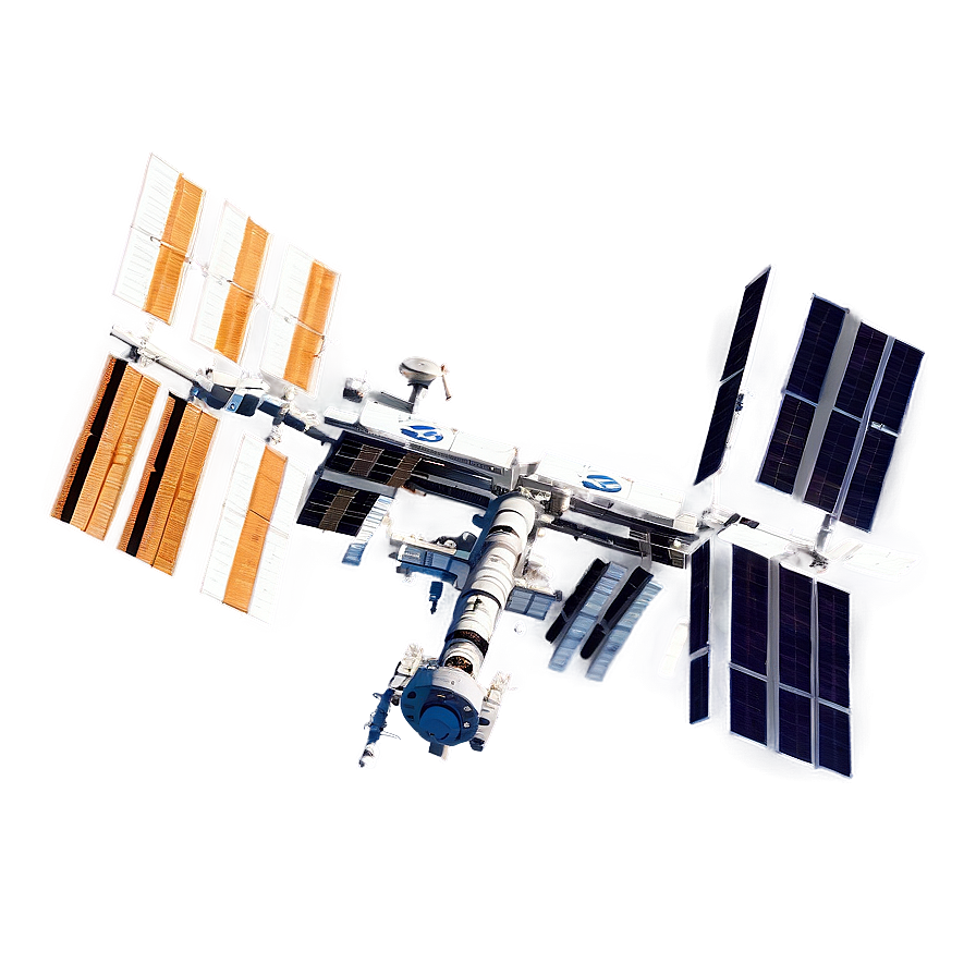 Animated Iss In Orbit Scene Png Ato62 PNG Image