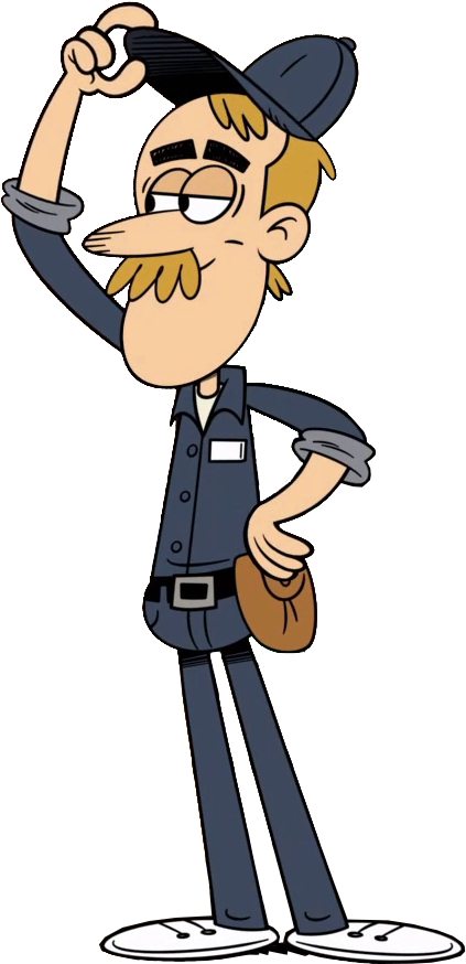 Animated Janitor Tipping Hat PNG Image