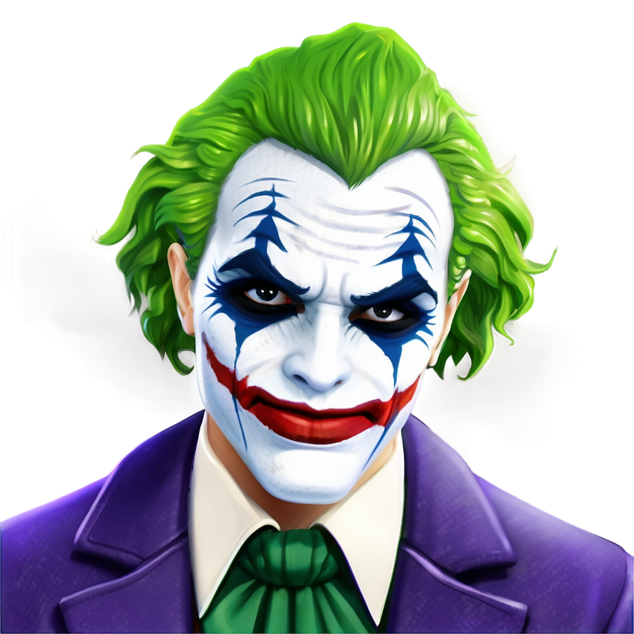 Animated Joker Makeup Png Kkt PNG Image