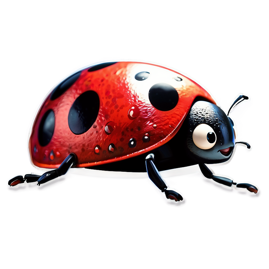 Animated Ladybug Character Png Uxg PNG Image