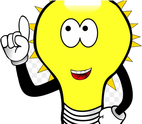 Animated Lightbulb Idea Character PNG Image