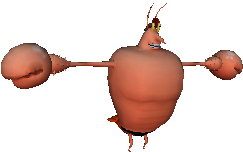 Animated Lobster Character PNG Image