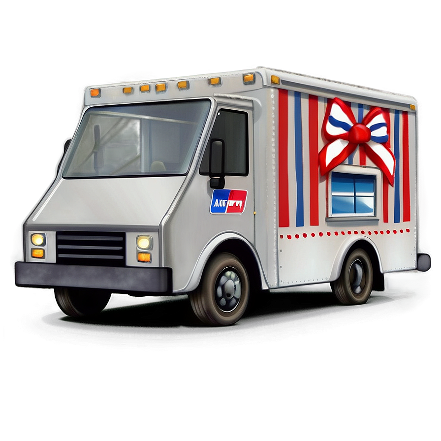 Animated Mail Truck Graphic Png 81 PNG Image