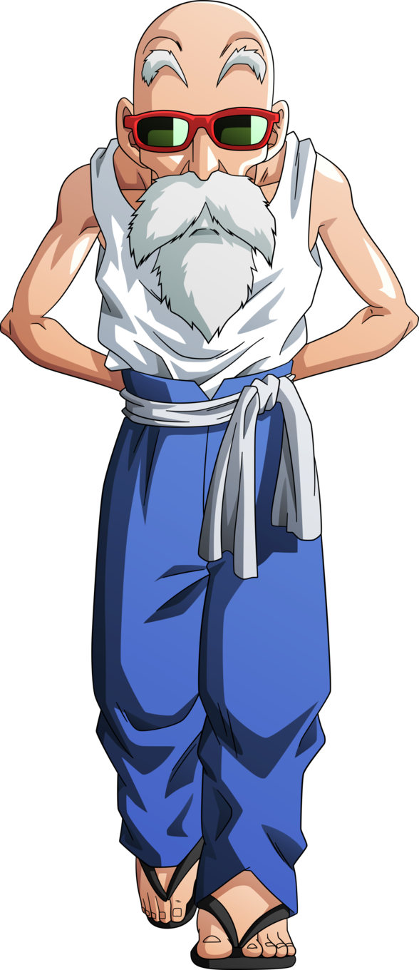 Animated Martial Arts Master PNG Image