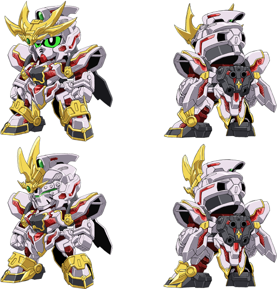 Animated_ Mecha_ Character_ Poses PNG Image