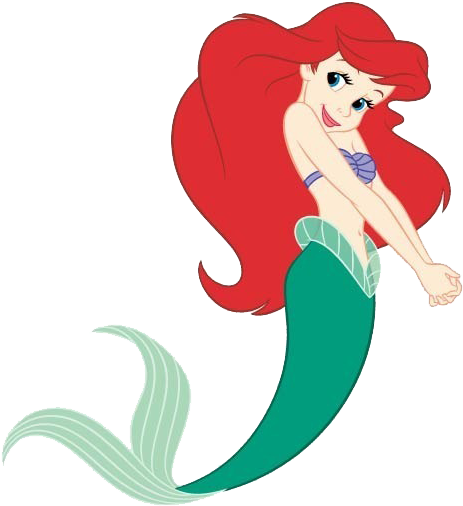 Animated Mermaid Character PNG Image