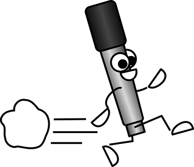 Animated Microphone Character PNG Image