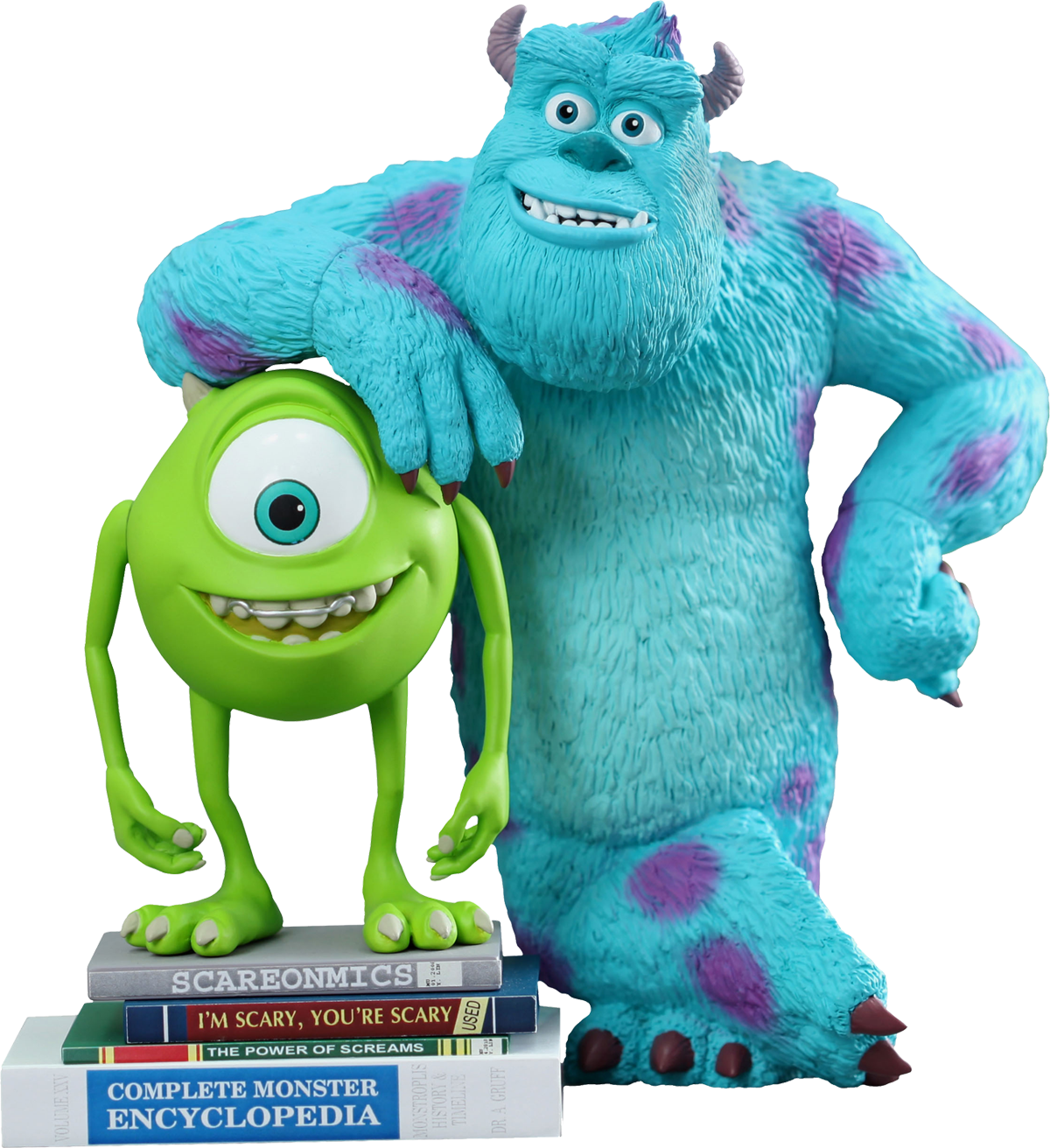 Animated Monster Duo Friendly PNG Image