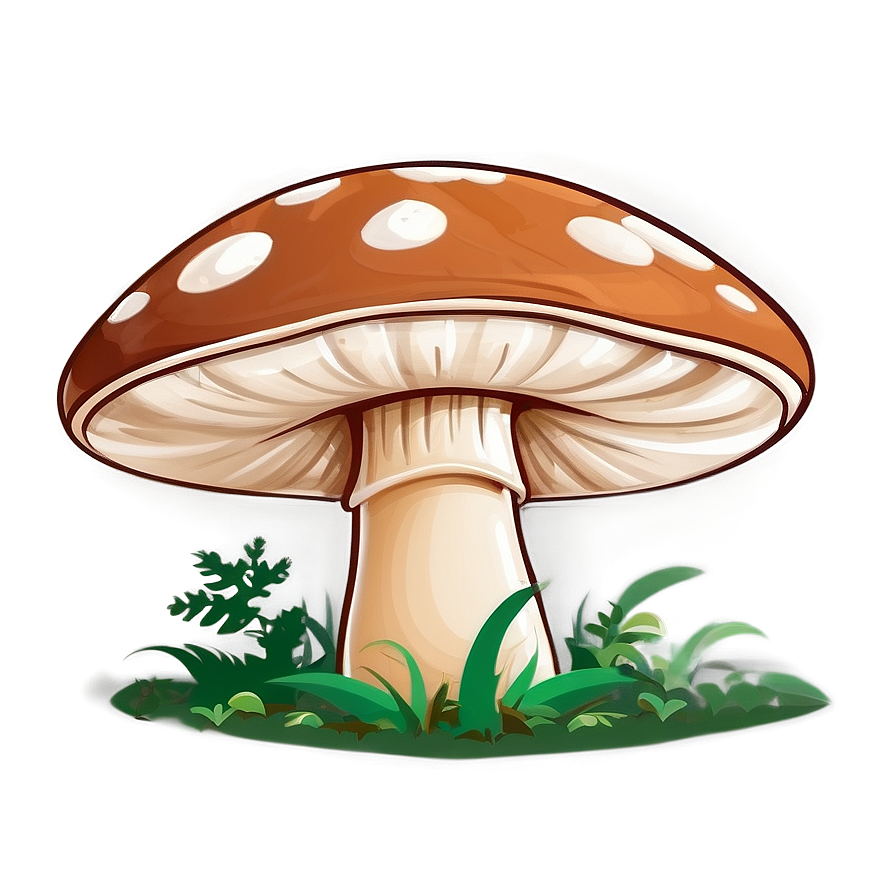 Animated Mushroom Cartoon Png 06272024 PNG Image