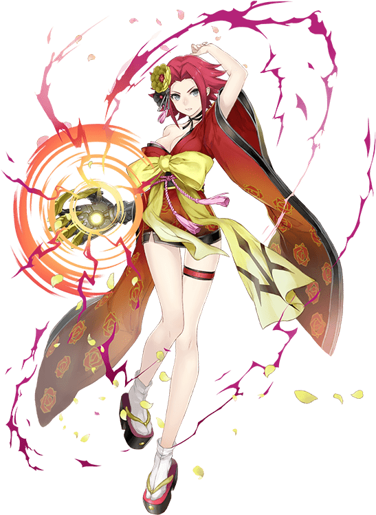 Animated Mystic Warrior Girl PNG Image