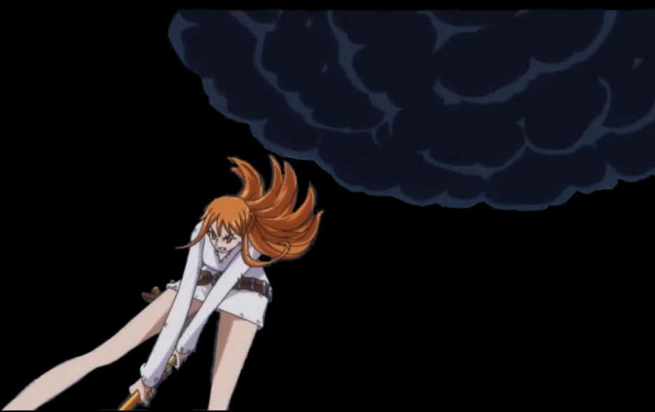 Animated Nami Storm Background PNG Image