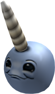 Animated Narwhal Character PNG Image