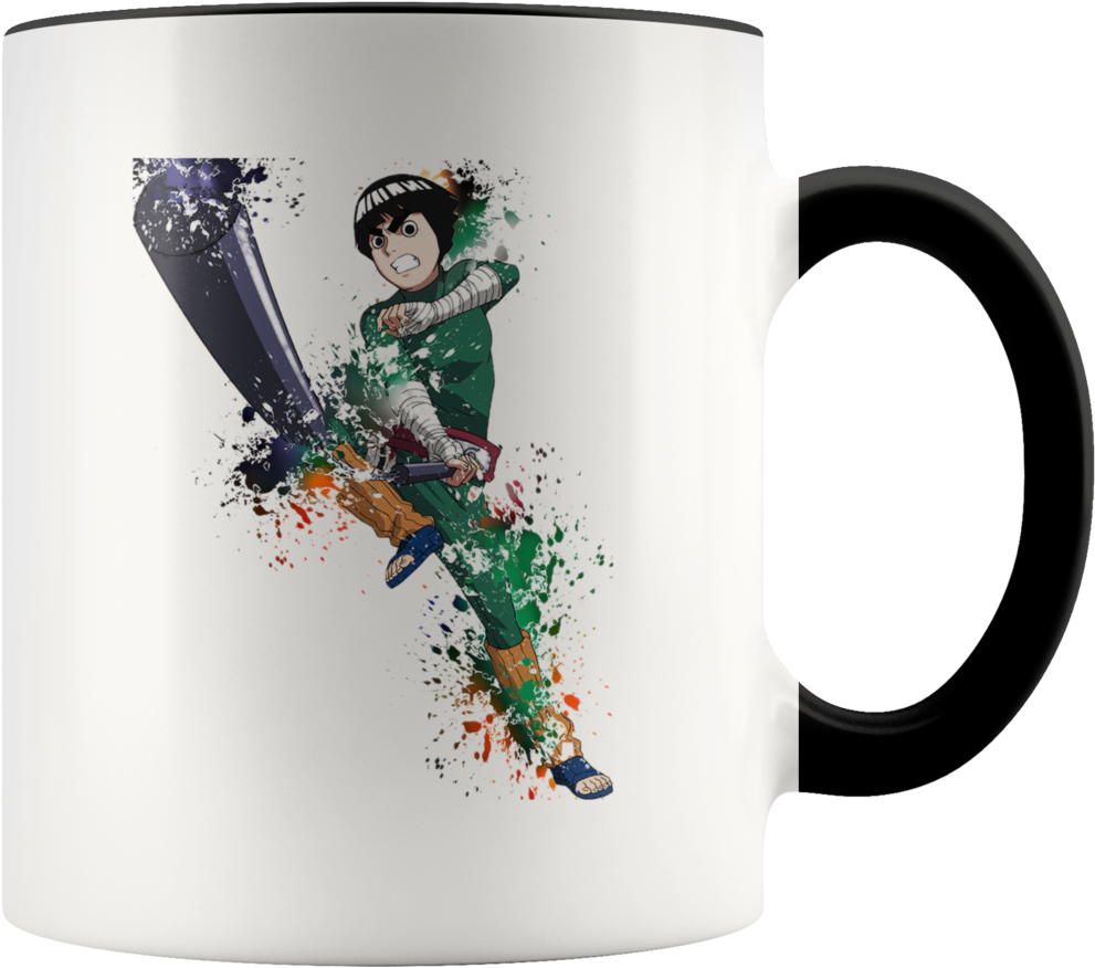 Animated Ninja Action Mug PNG Image