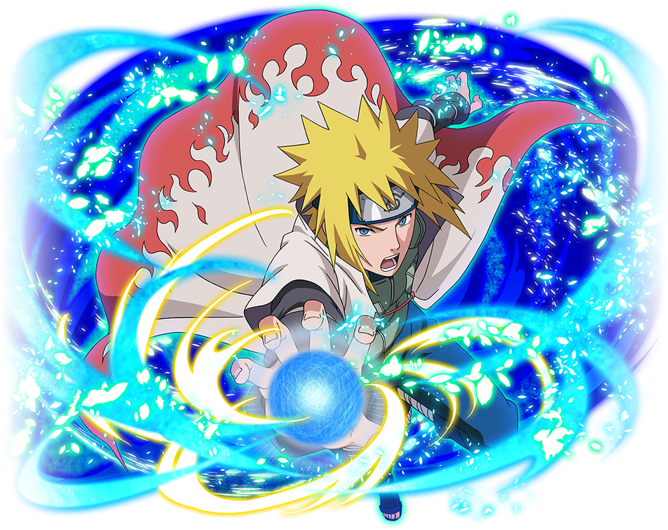 Animated Ninja Rasengan Power PNG Image