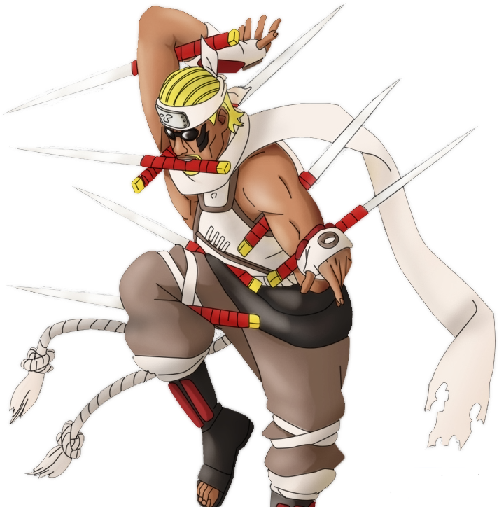 Animated Ninjawith Swords PNG Image