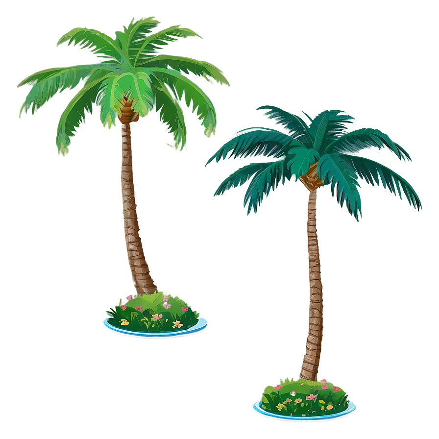 Animated Palm Trees Png Hrs PNG Image