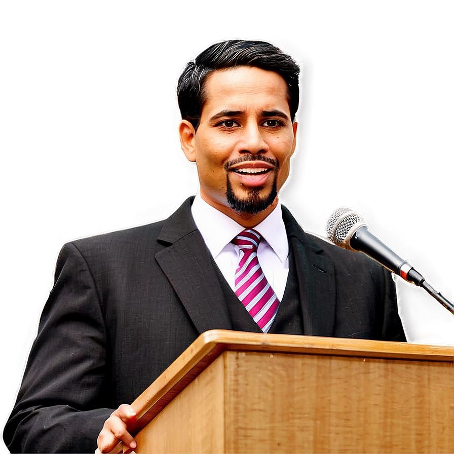 Animated Pastor Character Png Gye PNG Image