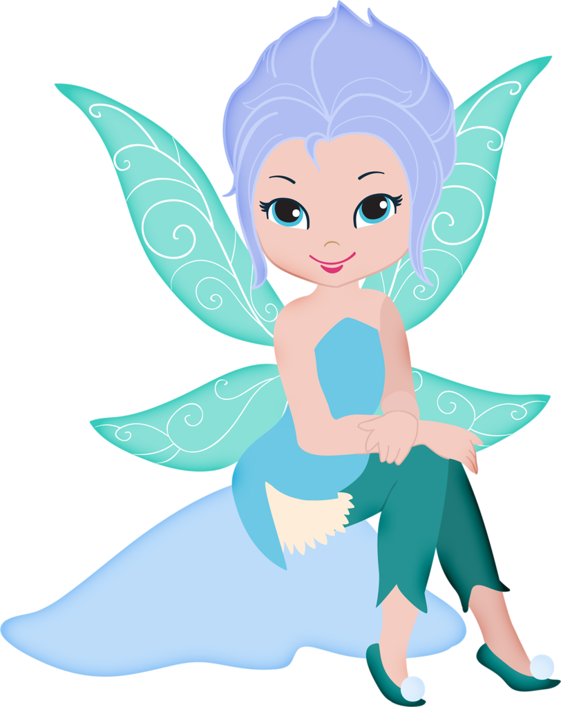 Animated Periwinkle Fairy Sitting PNG Image