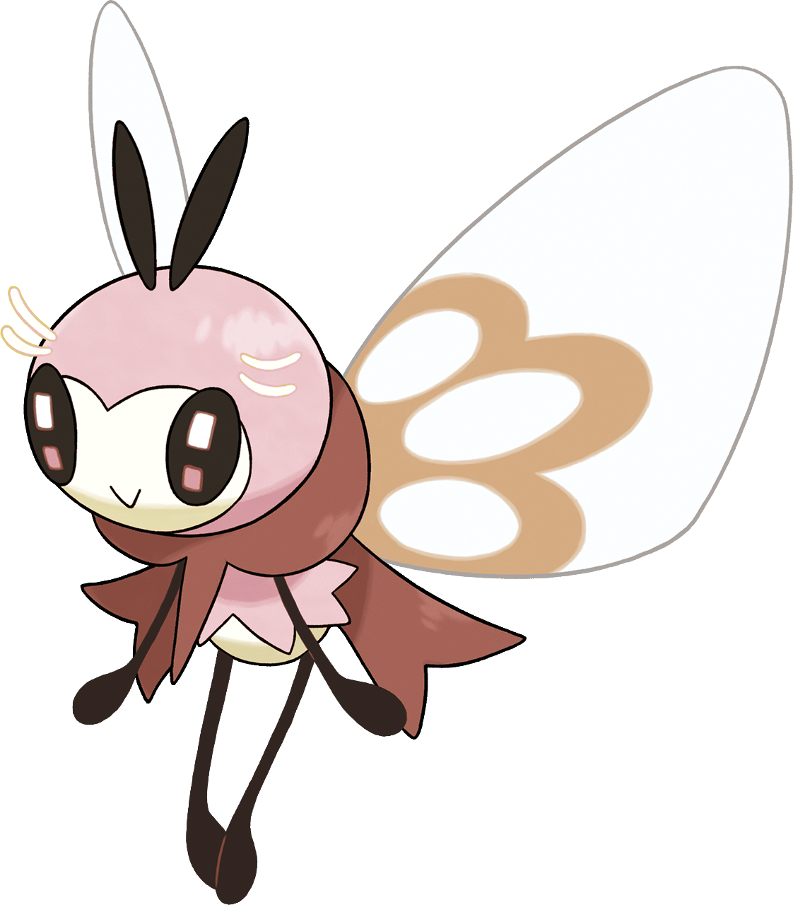 Animated Pink Bee Creature PNG Image