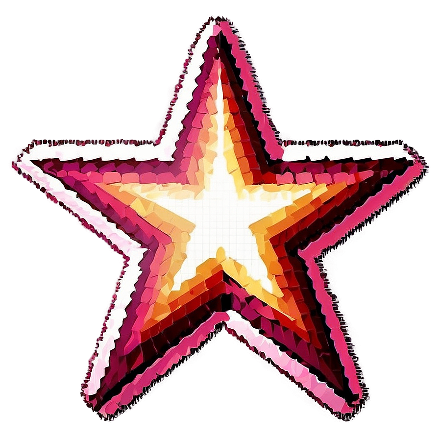 Animated Pixel Star Graphic Png Iml79 PNG Image