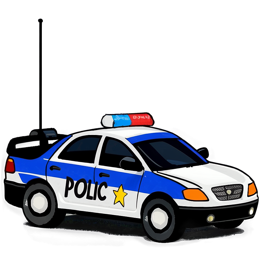 Animated Police Car Png Oyb PNG Image