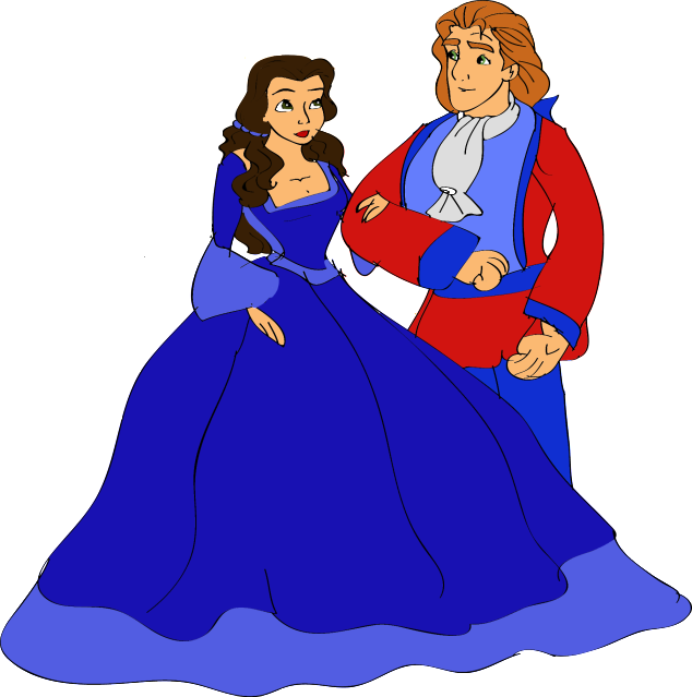 Animated Princessand Companion PNG Image