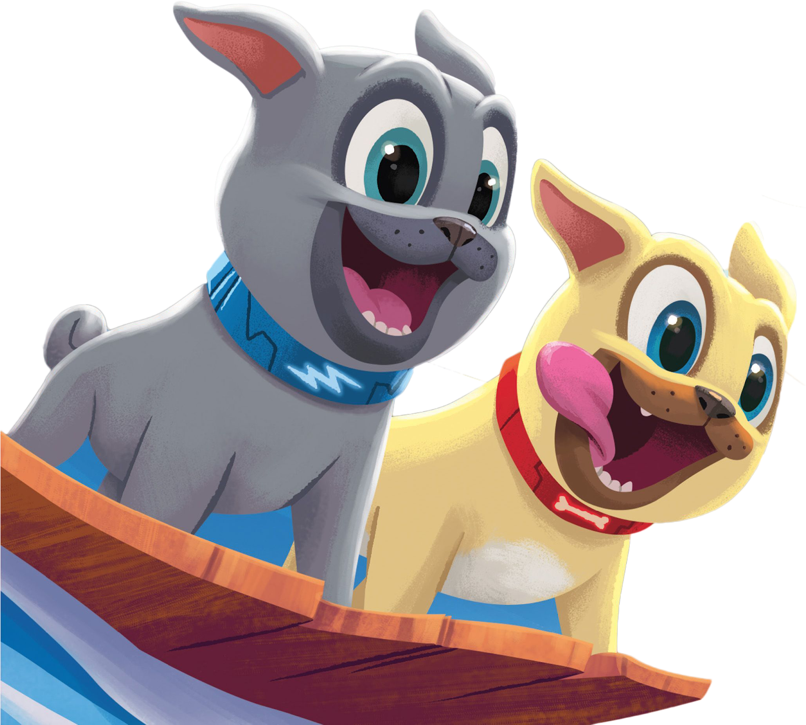 Animated Puppies Adventure PNG Image