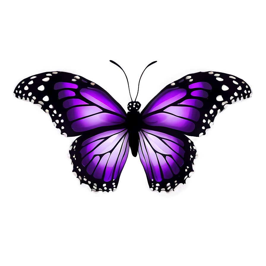 Animated Purple Butterfly Png Dtk32 PNG Image